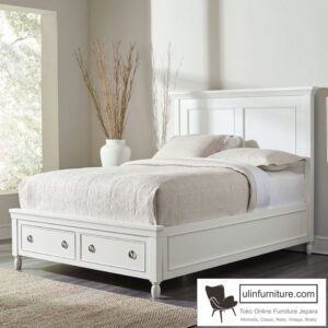 Tempat Tidur Minimalis Duco Putih