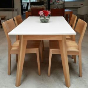 Set Meja Makan Jati Minimalis Terbaru