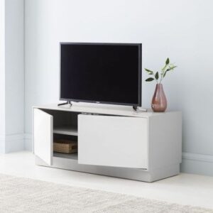 Bufet TV Minimalis Duco Putih Kekinian