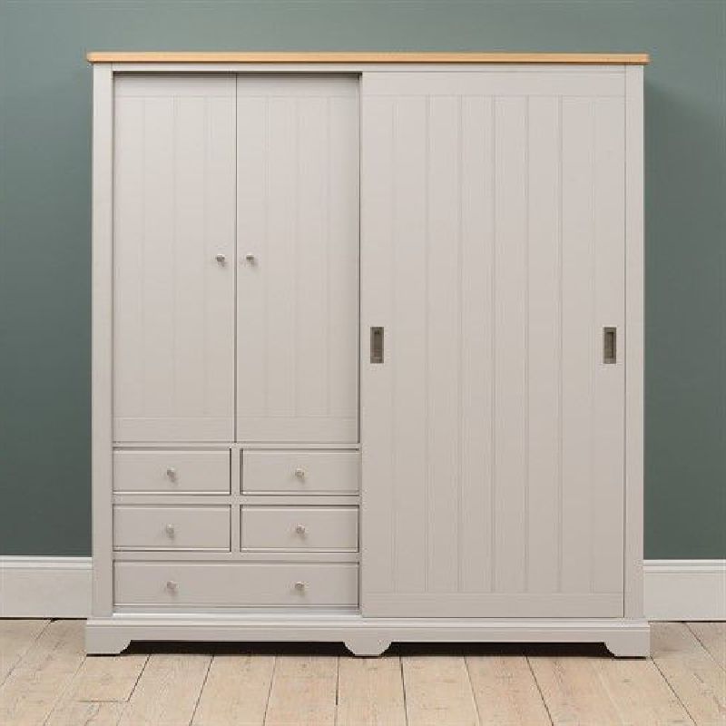 Lemari Pakaian Minimalis Pintu Sliding