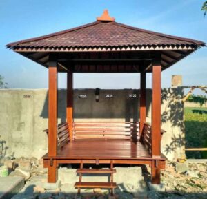 Gazebo Jati Atap Sirap