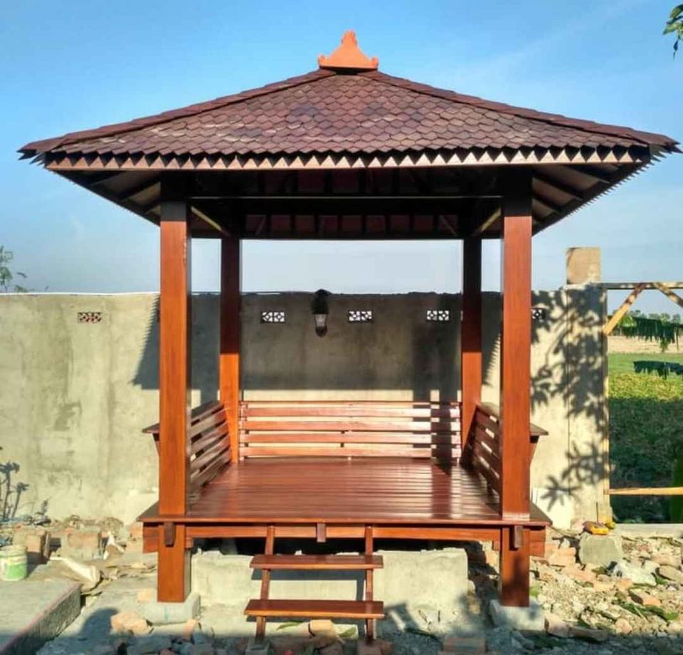 Gazebo Jati Atap Sirap