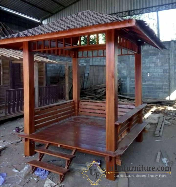 Gazebo Taman Minimalis Modern Bandung