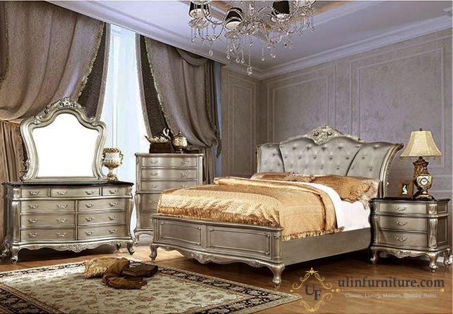 Kamar Set Mewah Eropa Klasik
