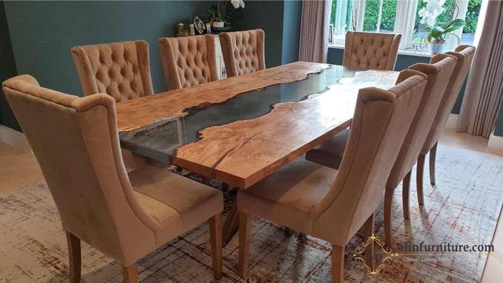 Meja Makan Resin Kursi Jok Sofa