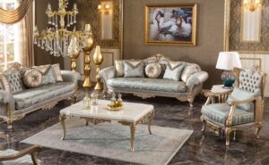 Set Kursi Tamu Mewah Royal Ukiran