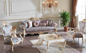 Set Kursi Sofa Mewah Klasik