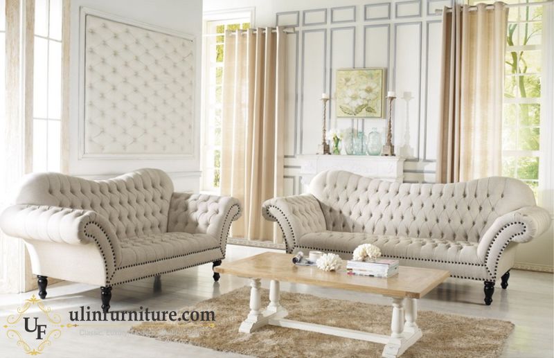 Set Sofa Tamu Klasik Kayu Jati