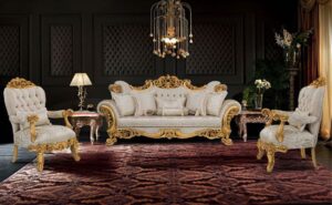 Set Sofa Tamu Mewah Ukir