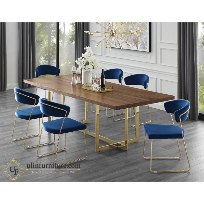 Set Meja Makan Stainless Modern