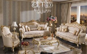 Set Kursi Tamu Sofa Mewah Klasik