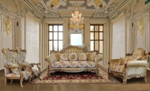 Set Sofa Tamu Mewah Elegan