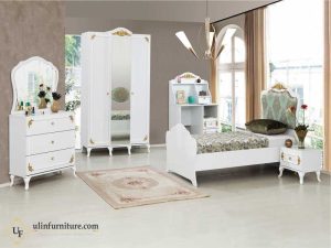 Kamar Set Anak Minimalis Warna Putih