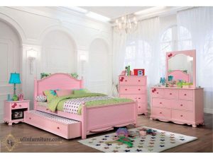 Kamar Set Anak Perempuan Warna Pink