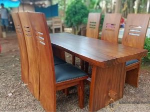 Meja Makan Trembesi Minimalis Unik