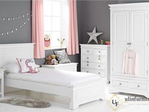 Set Kamar Tidur Anak Warna Putih