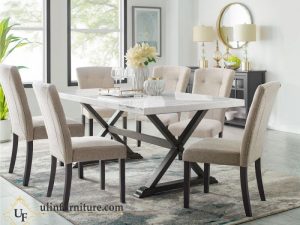 Meja Makan Marmer Terbaru Minimalis Modern