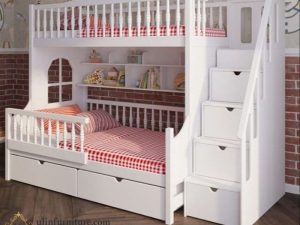 Tempat Tidur Tingkat 2 Kasur Desain Minimalis