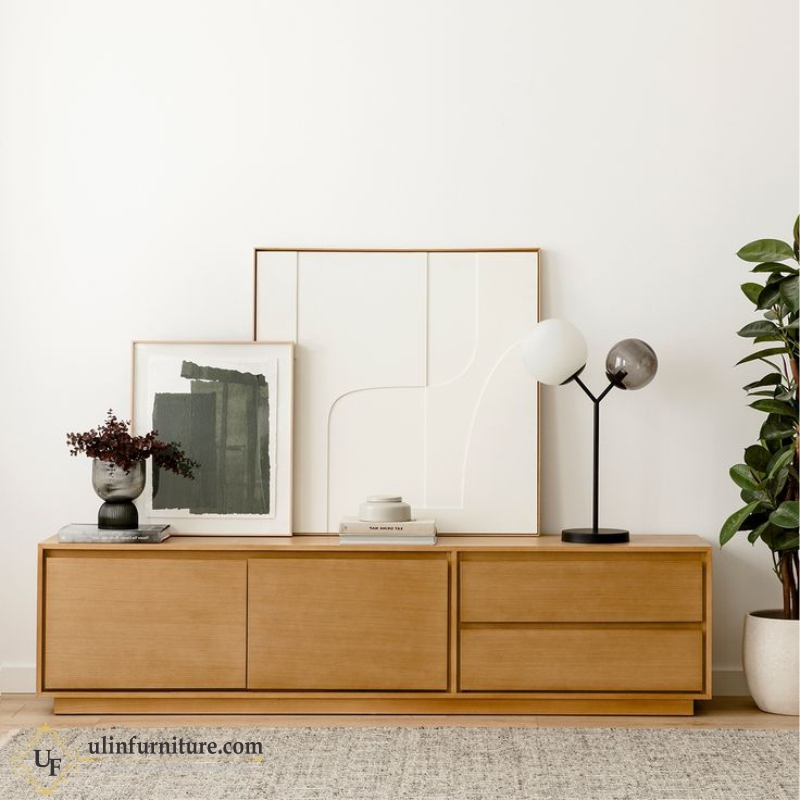 Meja Bufet TV Jati Minimalis Modern