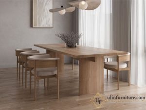 Meja Makan Minimalis Jati Retro Bogor