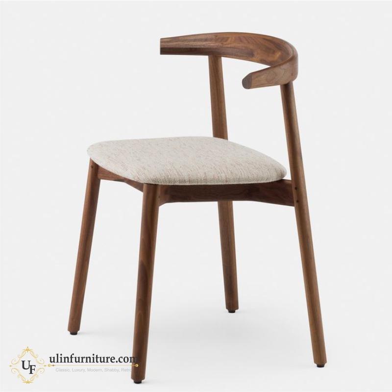 Kursi Cafe Jati Minimalis Model Tanduk