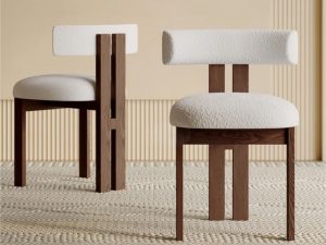 Kursi Cafe Mid Century Jati Minimalis
