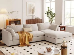 Sofa Tamu Sudut Minimalis Modern Sensasional