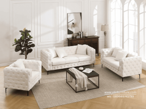 Set Sofa Tamu Minimalis Chesterfield