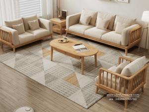Set Sofa Tamu Jati Minimalis Modern
