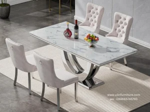 Meja Makan Stainless Minimalis Modern