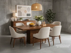 Model Meja Makan Jati Minimalis Terbaru