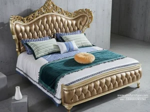 Ranjang Tempat Tidur Ukiran Mewah Modern