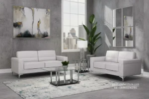 Set Sofa Ruang Tamu Stainless Silver