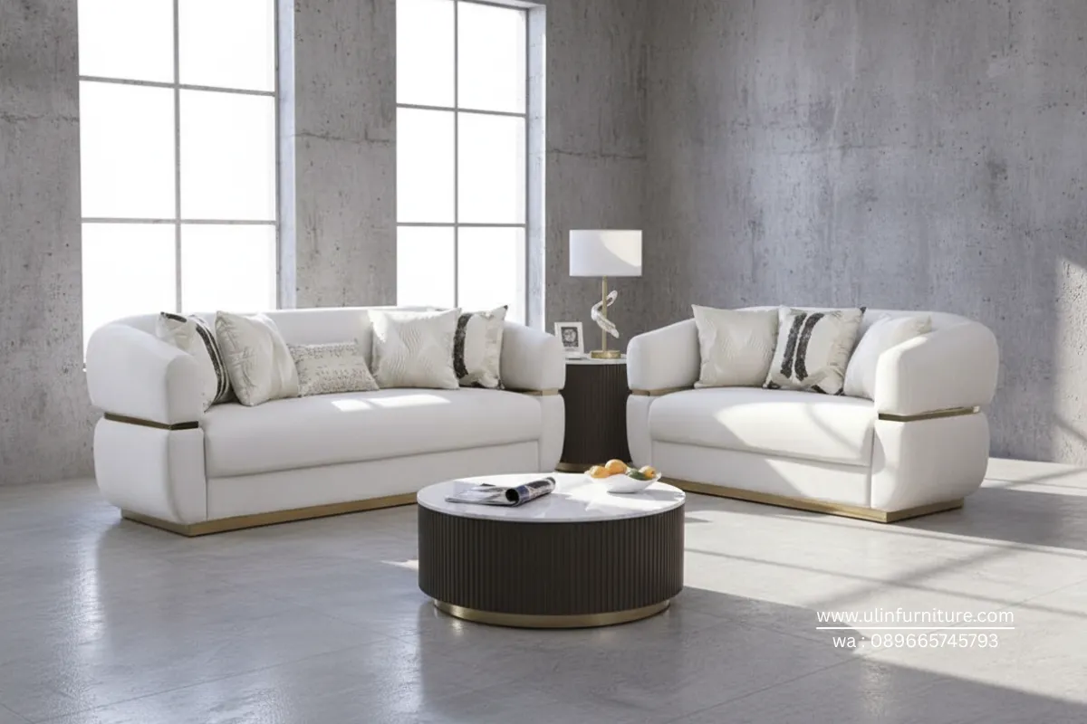 Set Sofa Stainless Minimalis Mewah Bogor