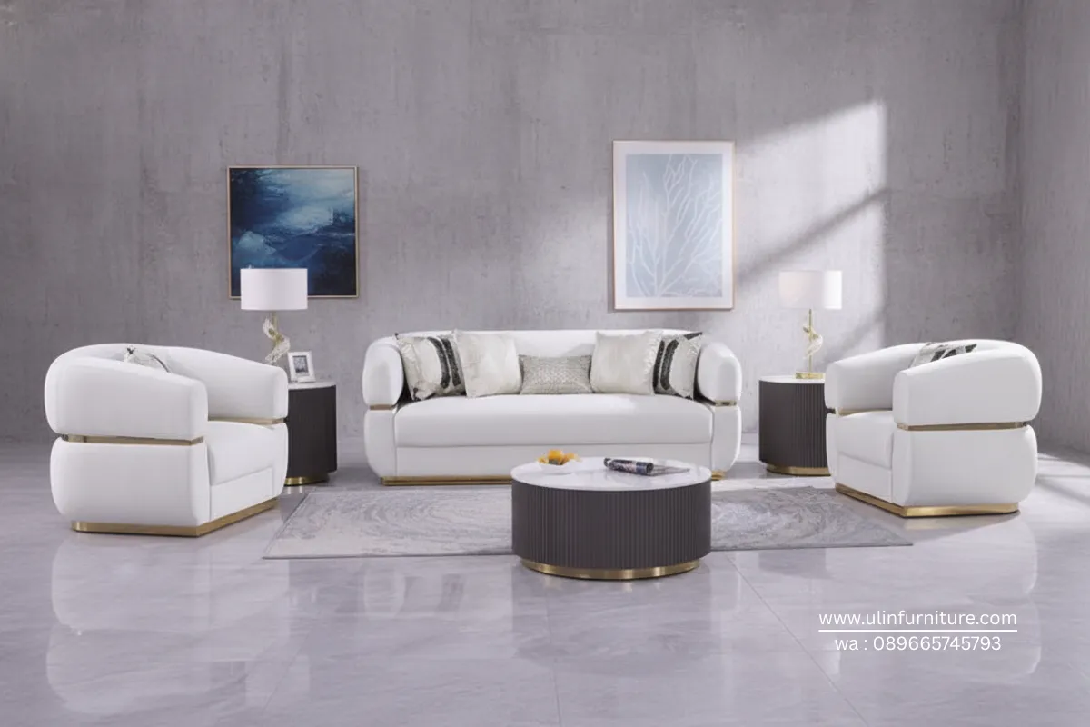 Set Sofa Stainless Minimalis Mewah Bogor