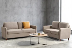 Sofa Tamu Jati Minimalis Retro Modern