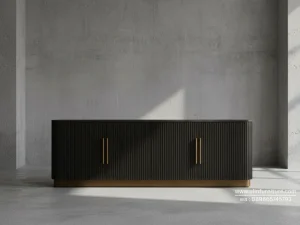Meja Buffet TV Minimalis Top Marmer