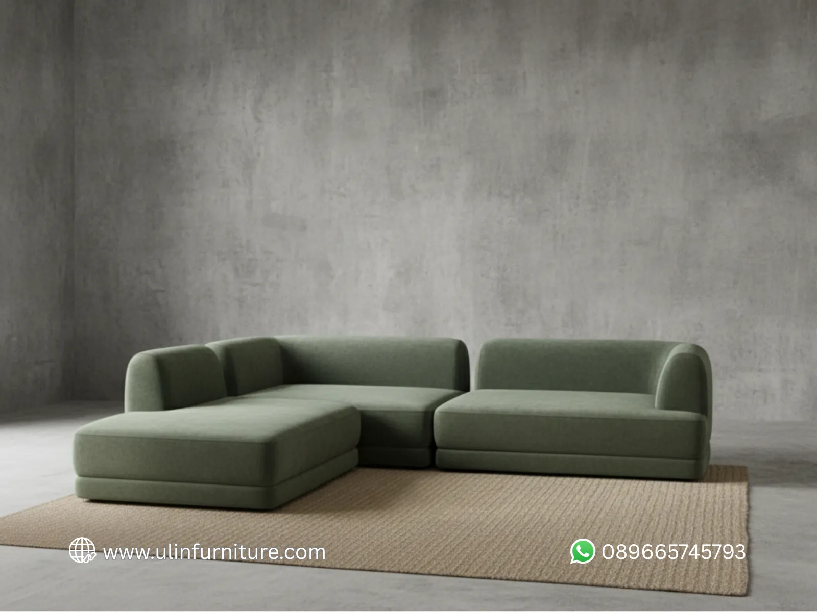 Sofa Tamu Corner Minimalis Modern Terbaru