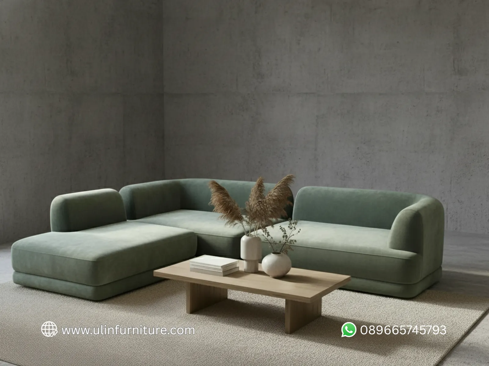 Sofa Tamu Corner Minimalis Modern Terbaru