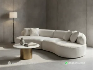 Sofa Tamu Minimalis Modern Curved Modular