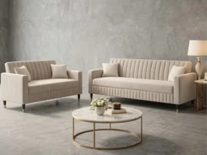 Set Sofa Tamu Minimalis Modern Salur